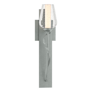 Hubbardton Forge - 203030-SKT-82-ZS0354 - Flora Sconce - Flora - Vintage Platinum