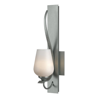 Hubbardton Forge - 203035-SKT-82-GG0303 - Flora Sconce - Flora - Vintage Platinum