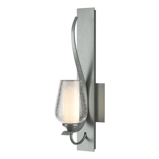 Hubbardton Forge - 203035-SKT-82-ZS0354 - Flora Sconce - Flora - Vintage Platinum
