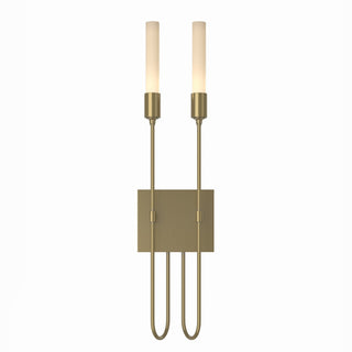 Hubbardton Forge - 203053-SKT-86 - Lisse 2 Light Sconce - Lisse - Modern Brass
