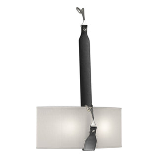 Hubbardton Forge - 204070-SKT-10-24-LK-SE1613 - Saratoga Sconce - Saratoga - Black