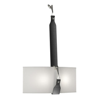 Hubbardton Forge - 204070-SKT-10-24-LK-SF1613 - Saratoga Sconce - Saratoga - Black