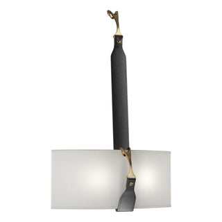 Hubbardton Forge - 204070-SKT-10-27-LK-SF1613 - Saratoga Sconce - Saratoga - Black