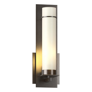 Hubbardton Forge - 204260-SKT-14-GG0186 - New Town Sconce - New Town - Oil Rubbed Bronze