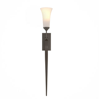 Hubbardton Forge - 204526-SKT-14-GG0068 - Sweeping Taper Sconce - Sweeping Taper - Oil Rubbed Bronze
