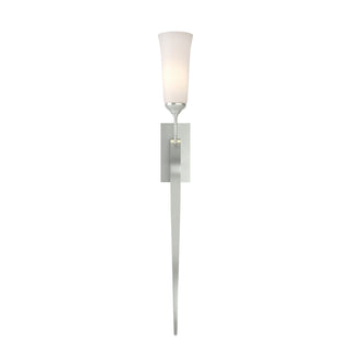 Hubbardton Forge - 204529-SKT-82-GG0350 - Sweeping Taper ADA Sconce - Sweeping Taper - Vintage Platinum