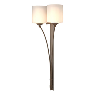 Hubbardton Forge - 204672-SKT-05-GG0169 - Formae Contemporary 2 Light Sconce - Formae - Bronze