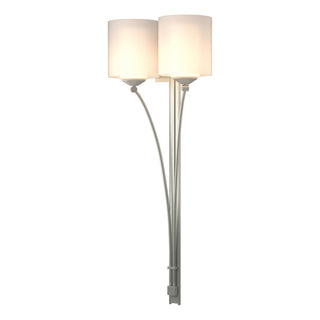 Hubbardton Forge - 204672-SKT-82-GG0169 - Formae Contemporary 2 Light Sconce - Formae - Vintage Platinum