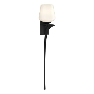 Hubbardton Forge - 204710-SKT-RGT-10-GG0236 - Antasia Single Glass 1 Light Sconce - Antasia - Black