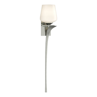 Hubbardton Forge - 204710-SKT-RGT-85-GG0236 - Antasia Single Glass 1 Light Sconce - Antasia - Sterling