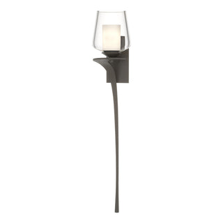 Hubbardton Forge - 204712-SKT-LFT-07-ZU0291 - Antasia Double Glass 1 Light Sconce - Antasia - Dark Smoke