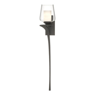 Hubbardton Forge - 204712-SKT-LFT-20-ZU0291 - Antasia Double Glass 1 Light Sconce - Antasia - Natural Iron