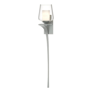 Hubbardton Forge - 204712-SKT-LFT-82-ZU0291 - Antasia Double Glass 1 Light Sconce - Antasia - Vintage Platinum