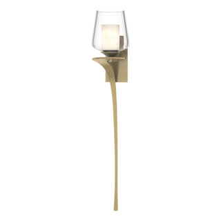 Hubbardton Forge - 204712-SKT-LFT-86-ZU0291 - Antasia Double Glass 1 Light Sconce - Antasia - Modern Brass