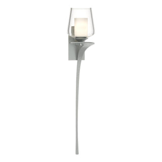 Hubbardton Forge - 204712-SKT-RGT-82-ZU0291 - Antasia Double Glass 1 Light Sconce - Antasia - Vintage Platinum