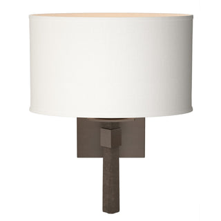 Hubbardton Forge - 204810-SKT-05-SF1195 - Beacon Hall Oval Drum Shade Sconce - Beacon Hall - Bronze