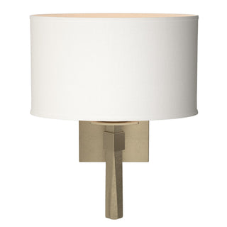 Hubbardton Forge - 204810-SKT-84-SF1195 - Beacon Hall Oval Drum Shade Sconce - Beacon Hall - Soft Gold