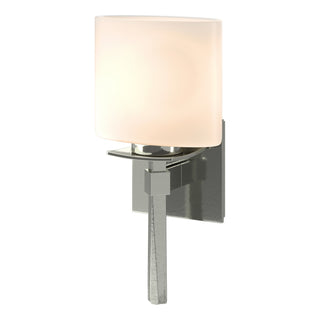 Hubbardton Forge - 204820-SKT-85-GG0182 - Beacon Hall Ellipse Glass Sconce - Beacon Hall - Sterling