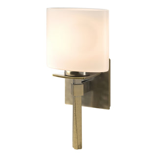 Hubbardton Forge - 204820-SKT-86-GG0182 - Beacon Hall Ellipse Glass Sconce - Beacon Hall - Modern Brass