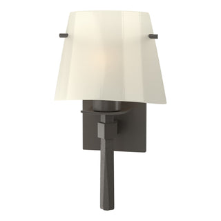Hubbardton Forge - 204825-SKT-07-CC0246 - Beacon Hall Half Cone Glass Sconce - Beacon Hall - Dark Smoke