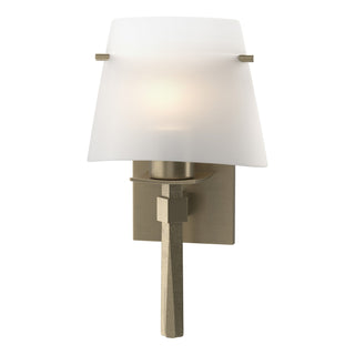 Hubbardton Forge - 204825-SKT-84-GG0246 - Beacon Hall Half Cone Glass Sconce - Beacon Hall - Soft Gold