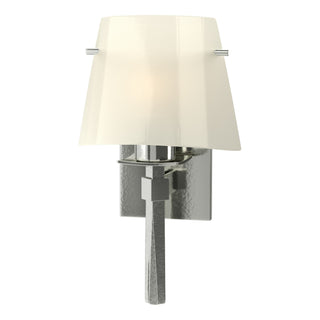 Hubbardton Forge - 204825-SKT-85-CC0246 - Beacon Hall Half Cone Glass Sconce - Beacon Hall - Sterling