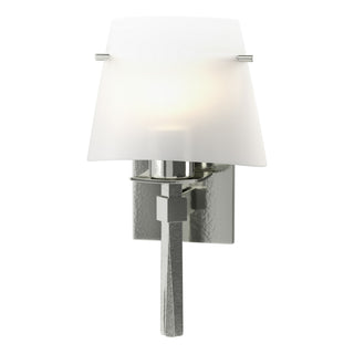 Hubbardton Forge - 204825-SKT-85-GG0246 - Beacon Hall Half Cone Glass Sconce - Beacon Hall - Sterling