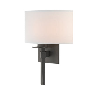 Hubbardton Forge - 204826-SKT-20-SF1092 - Beacon Hall Half Drum Shade Sconce - Beacon Hall - Natural Iron