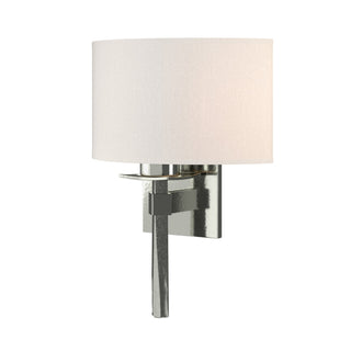 Hubbardton Forge - 204826-SKT-85-SE1092 - Beacon Hall Half Drum Shade Sconce - Beacon Hall - Sterling