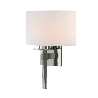 Hubbardton Forge - 204826-SKT-85-SF1092 - Beacon Hall Half Drum Shade Sconce - Beacon Hall - Sterling