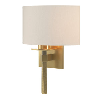 Hubbardton Forge - 204826-SKT-86-SE1092 - Beacon Hall Half Drum Shade Sconce - Beacon Hall - Modern Brass