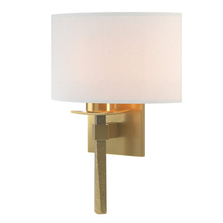 Hubbardton Forge - 204826-SKT-86-SF1092 - Beacon Hall Half Drum Shade Sconce - Beacon Hall - Modern Brass