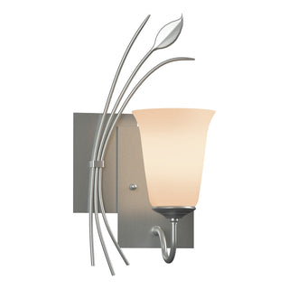 Hubbardton Forge - 205122-SKT-LFT-82-GG0035 - Forged Leaf Sconce - Leaf - Vintage Platinum