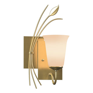 Hubbardton Forge - 205122-SKT-LFT-86-GG0035 - Forged Leaf Sconce - Leaf - Modern Brass