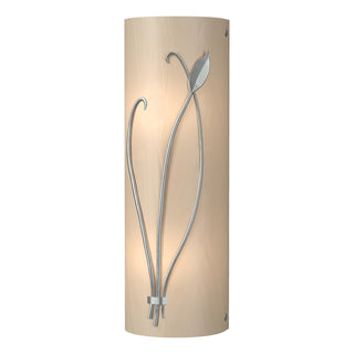 Hubbardton Forge - 205770-SKT-LFT-82-BB0410 - Forged Leaf and Stem Sconce - Leaf - Vintage Platinum