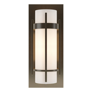 Hubbardton Forge - 205892-SKT-14-GG0065 - Banded with Bar Sconce - Banded - Oil Rubbed Bronze