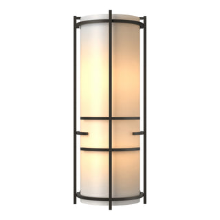 Hubbardton Forge - 205910-SKT-07-BB0412 - Extended Bars Sconce - Banded - Dark Smoke