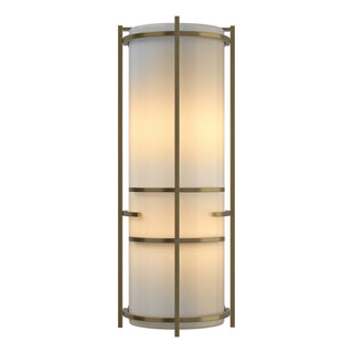 Hubbardton Forge - 205910-SKT-86-CC0412 - Extended Bars Sconce - Banded - Modern Brass