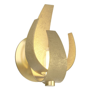 Hubbardton Forge - 206501-SKT-86-YE0352 - Corona Sconce - Corona - Modern Brass