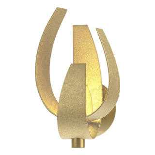 Hubbardton Forge - 206503-SKT-86-YE0377 - Corona Large Sconce - Corona - Modern Brass