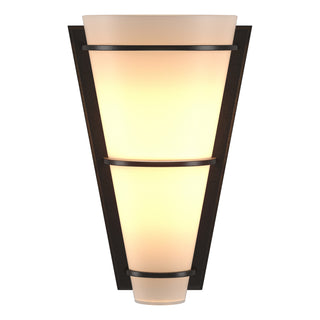 Hubbardton Forge - 206551-SKT-14-GG0059 - Suspended Half Cone Sconce - Half Cone - Oil Rubbed Bronze