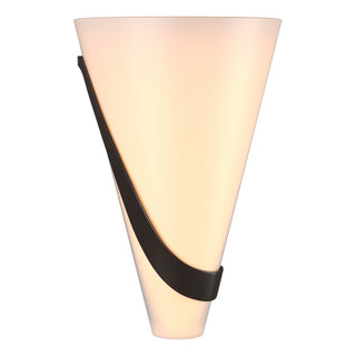 Hubbardton Forge - 206563-SKT-LFT-14-GG0074 - Half Cone Sconce - Half Cone - Oil Rubbed Bronze