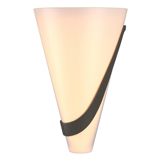 Hubbardton Forge - 206563-SKT-RGT-07-GG0074 - Half Cone Sconce - Half Cone - Dark Smoke