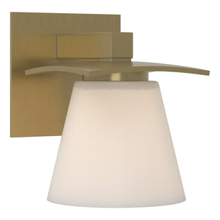 Hubbardton Forge - 206601-SKT-86-GG0242 - Wren 1 Light Sconce - Wren - Modern Brass