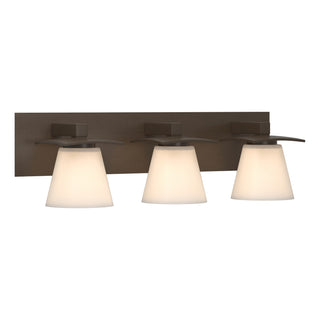 Hubbardton Forge - 206603-SKT-05-GG0242 - Wren 3 Light Sconce - Wren - Bronze