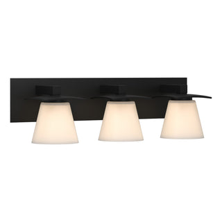 Hubbardton Forge - 206603-SKT-10-GG0242 - Wren 3 Light Sconce - Wren - Black
