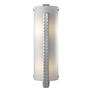 Hubbardton Forge - 206730-SKT-82-BB0401 - Forged Vertical Bar Large Sconce - Vertical Bar - Vintage Platinum
