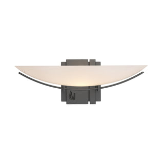Hubbardton Forge - 207370-SKT-10-GG0090 - Oval Impressions Sconce - Impressions - Black