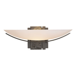 Hubbardton Forge - 207370-SKT-14-GG0090 - Oval Impressions Sconce - Impressions - Oil Rubbed Bronze
