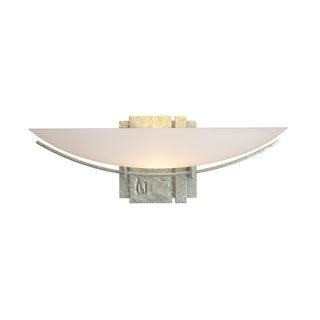 Hubbardton Forge - 207370-SKT-82-GG0090 - Oval Impressions Sconce - Impressions - Vintage Platinum